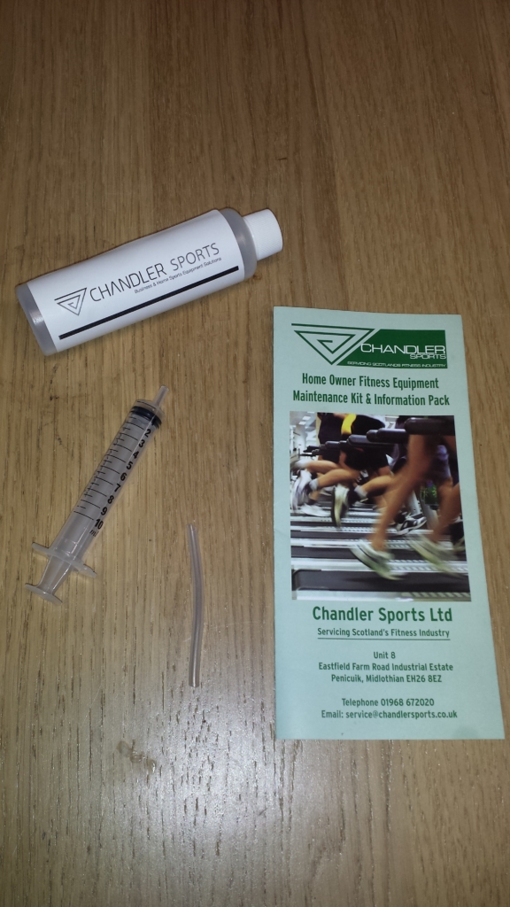 Home Use 100 ml Treadmill Lubrication Pack Chandler Sports