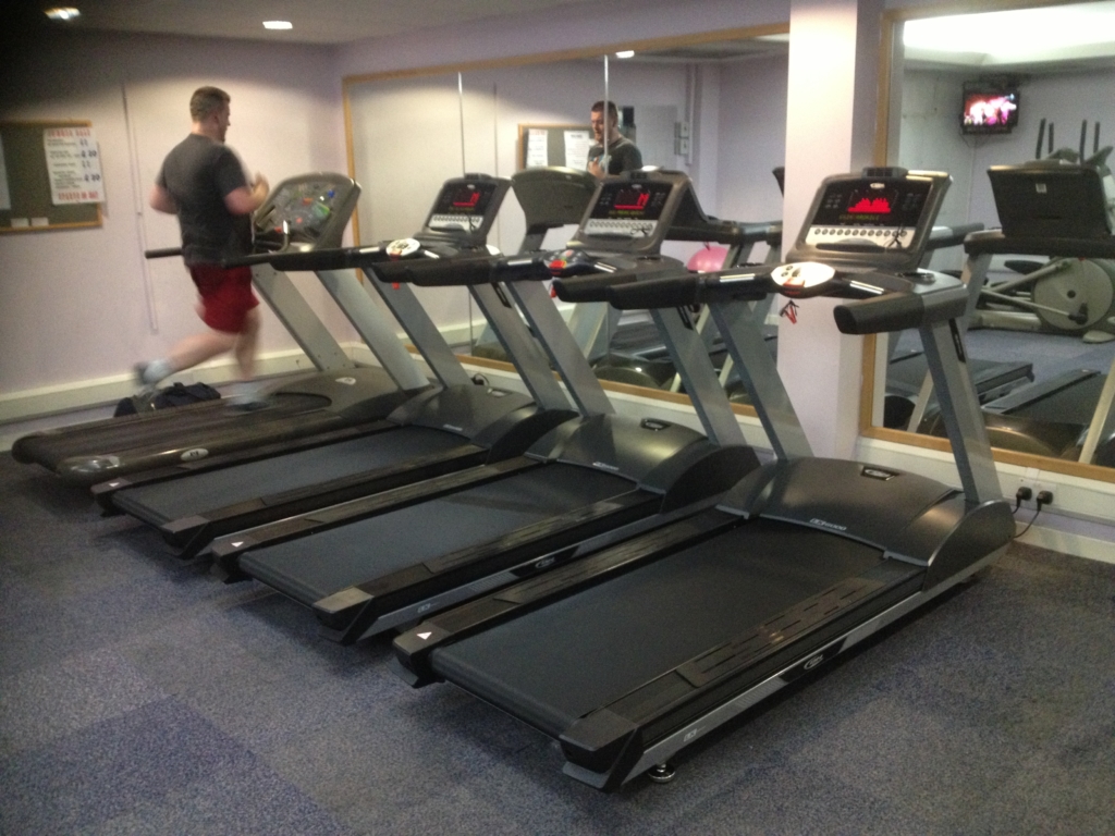 Treadmills located within the Ardoch Complex. "Looking good".