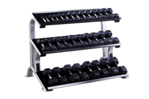 York 3 Tier Dumbbell Tray Rack